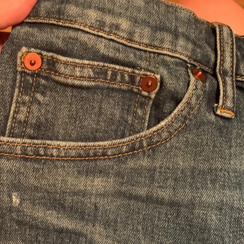 Madewell distressed raw